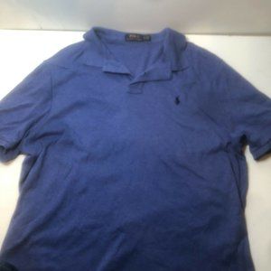 Men’s XL POLO Dark Blue Collard Shirt Ralph Lauren